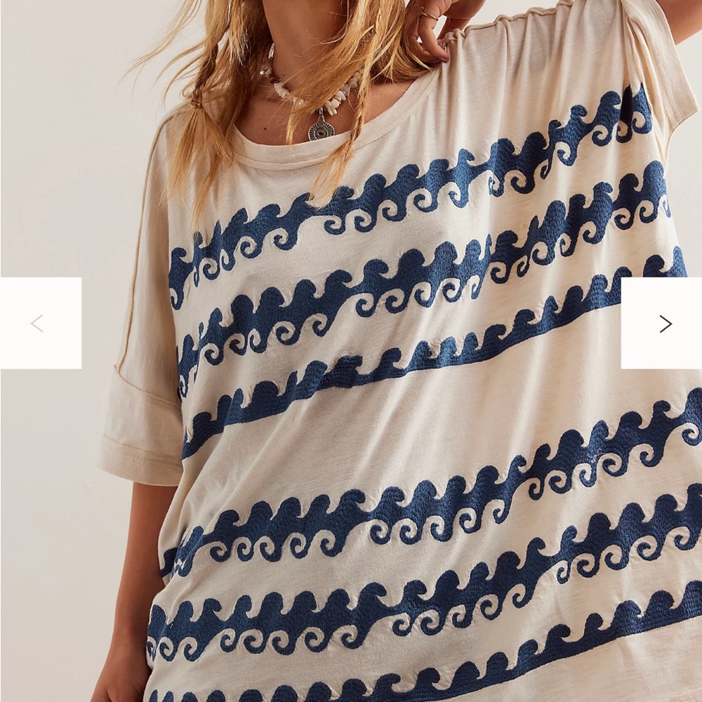 NWT Free People Chill Vibes tee size M